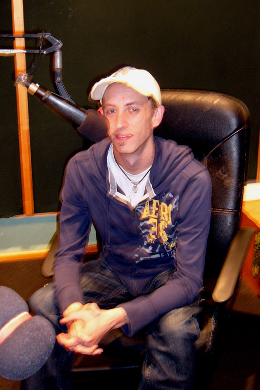Andrew from Ipswich as studio guest 22nd Oct 08