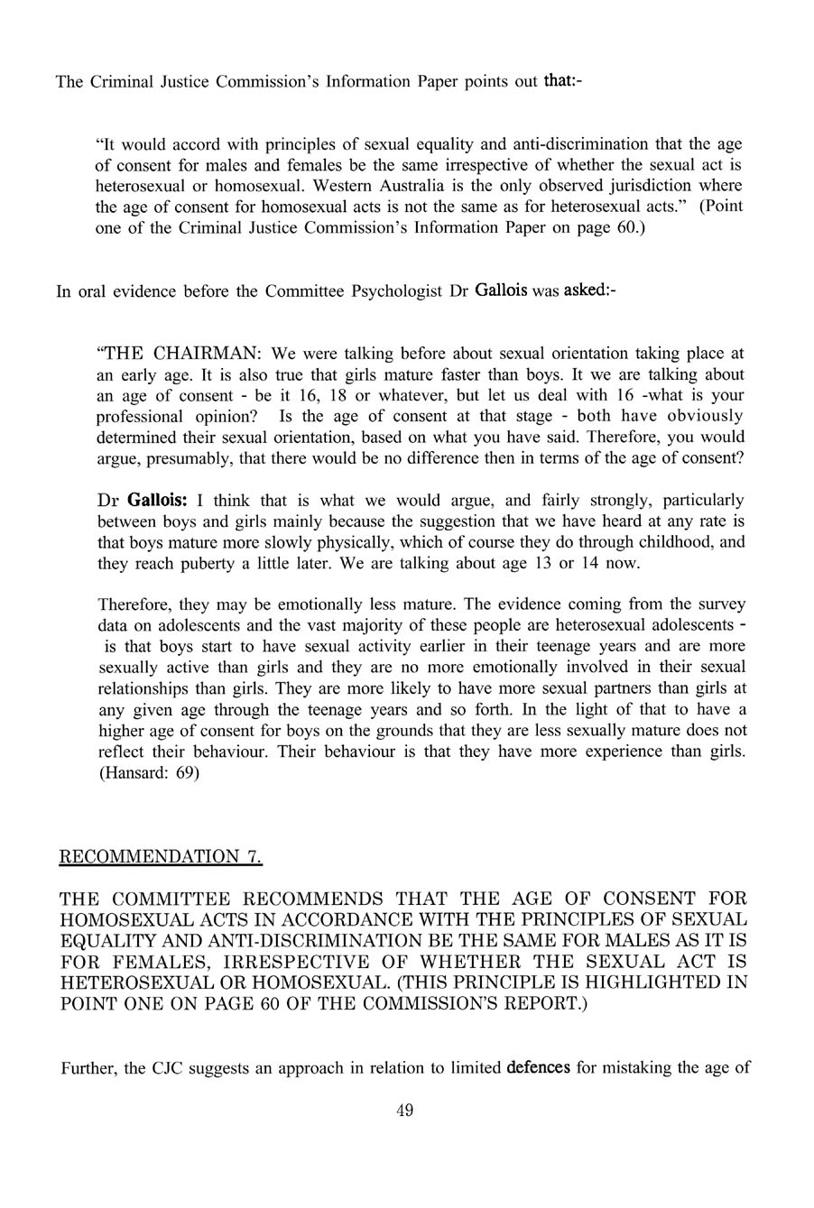 page 49 of the 1990 PCJC Report on Reforms in Laws Related to Homosexuality